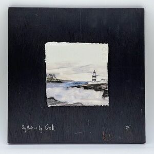 By Hook or by Crook Stephen Farnan Porcelain Art Decor Ocean Nautical Lighthouse